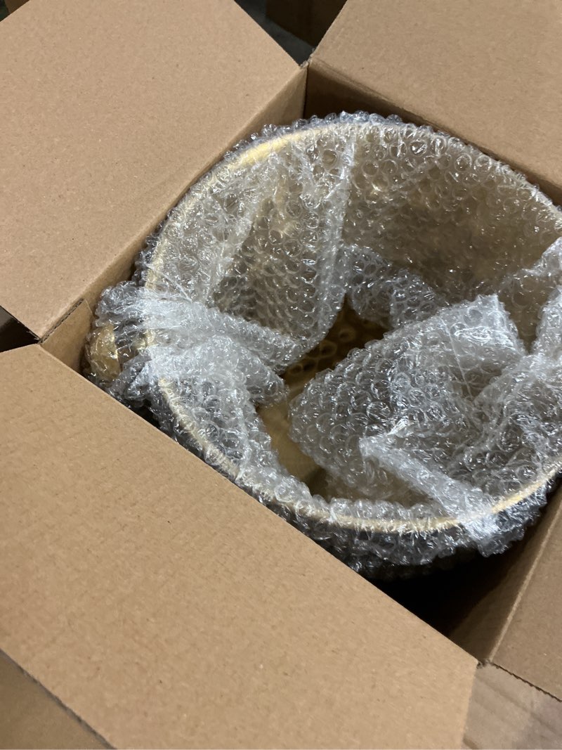 Condition photo showing New/Like New for barsics luxury floor-standing 5-quart stainless steel champagne ice bucket set gold