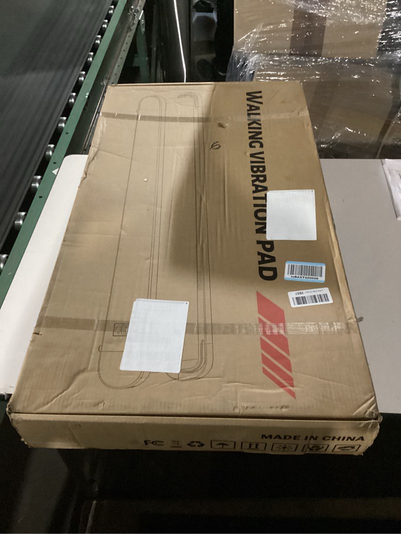 Condition photo showing New/Like New for Sperax Walking Treadmill Pad with APP, 3 in 1 Under Desk Treadmill, 400W Low Noise Walking Vibration Pad with Remote Control,Portable Treadmills for Home Office Red