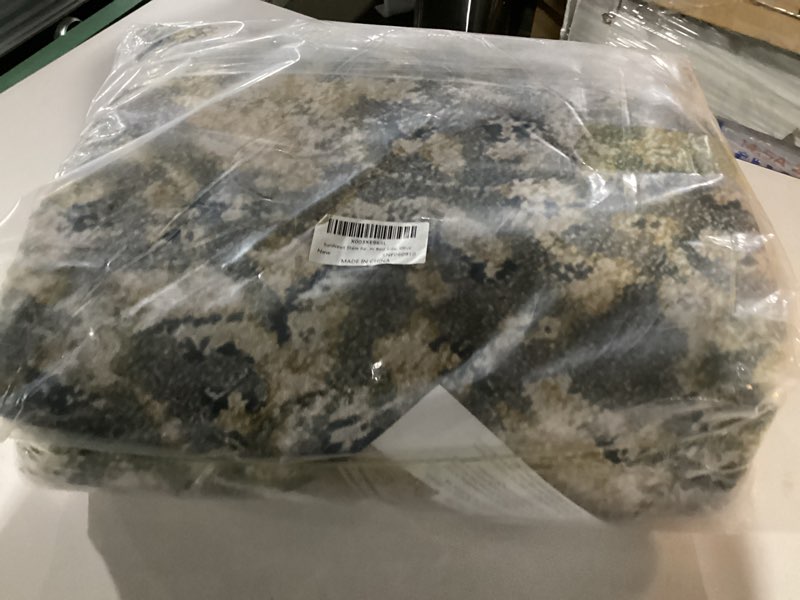 Condition photo showing New/Like New for Stain Resistant Washable Area Rug 4x6 Living Room Throw Rugs Soft Faux Wool Non-Shedding Low-Pile Floor Carpet for Dining Laundry Room Bedroom Bed Side, Olive Cp-03 4' x 6' (Rectangular)