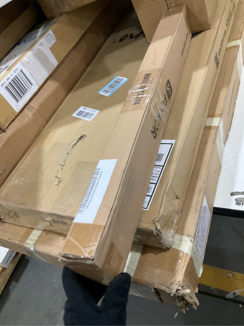 Condition photo showing As Is for Metal Floating Frame for 18x24 Canvas Paintings, DIY Rustic Floater Frame with 0.8 Inch Deep for Portrait Landscape Wall Art Decor (Bronze) 18x24" Bronze