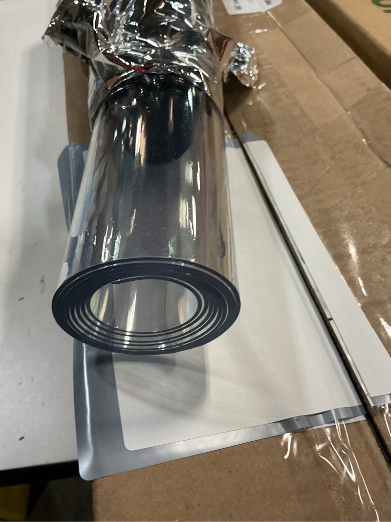 Condition photo showing New/Like New for 30x46 inch clear plastic table cover protector office desk pad mat rectangle vinyl table cover for 4ft table waterproof pvc desk writing mat wood side end coffee kitchen table protection pad clear 30"x46"