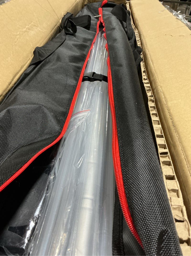 Condition photo showing Good Condition for 10x10ft double crossbar pipe and drape stand kit, heavy duty backdrop stand adjustable, sturdy metal back drop decoration frame with flat base for parties, flower wall,wedding,trade shows,photography 10ftx10ft silver