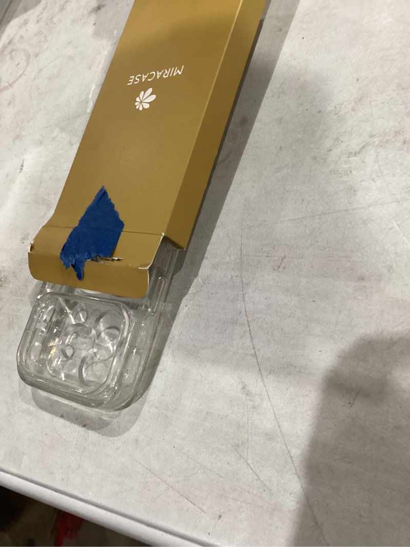 Condition photo showing New/Like New for miracase magnetic for iphone 17 pro case 6.3" [compatible with magsafe] full-body phone case with built-in glass screen protector & camera control,drop proof iphone 17 pro cover, clear glitter iphone 17 pro magnetic clear glitter