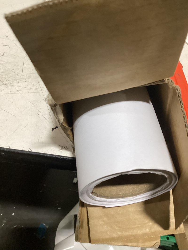 Condition photo showing As Is for kate seamless paper backdrop for photography photo backdrop paper (53''x16.4' arctic white)