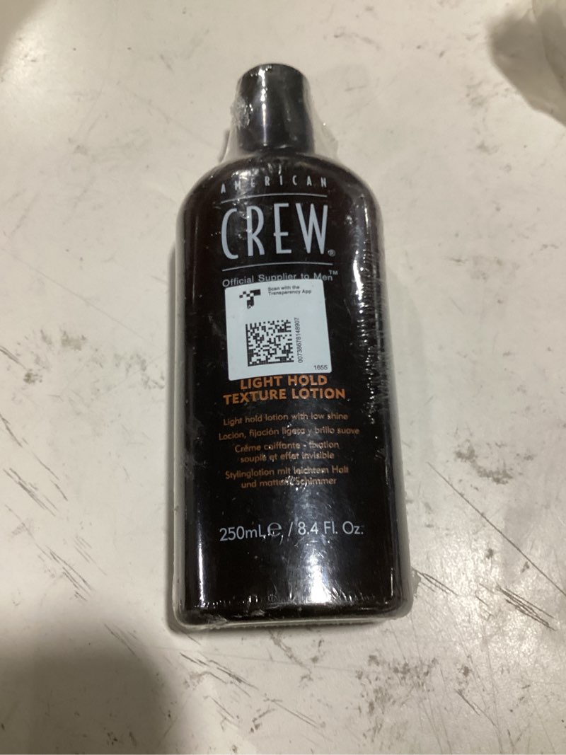 Condition photo showing Good Condition for american crew men's hair texture lotion, like styling gel with light hold & low shine, 8.4 fl oz | men's, like styling gel, low shine 8.4 fl oz (pack of 1) lotion