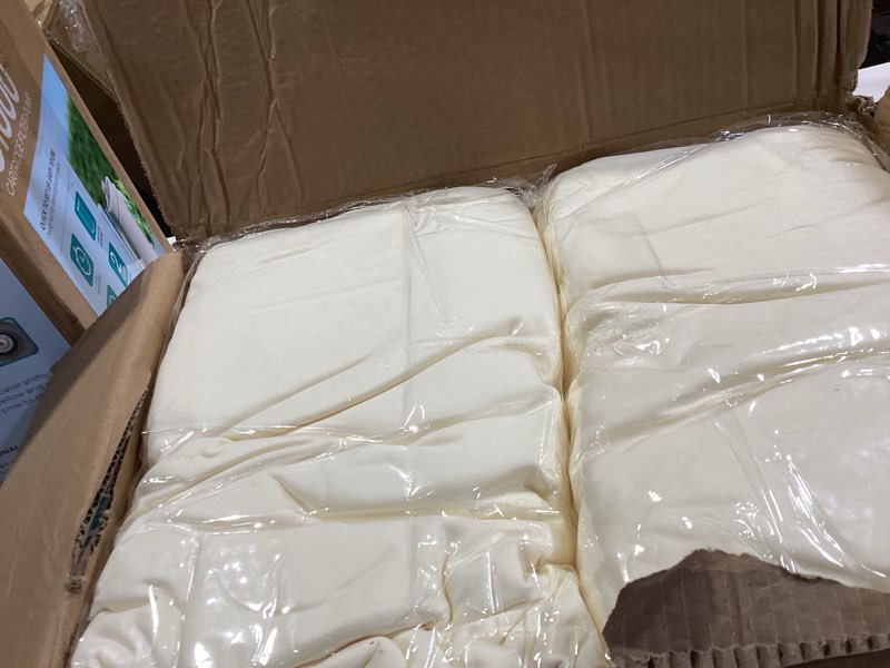 Condition photo showing Good Condition for holidayideas spandex table skirts for rectangle tables 4 ft, fitted stretch table cover 24x48 inch, wrinkle-free ruffle design tablecloths for banquets,trade shows, parties, events, 4 pack, beige butter cream 24x48 inch| 4 pack