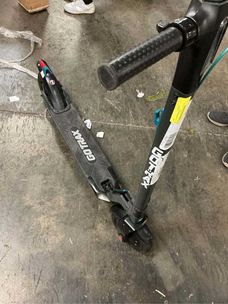 Condition photo showing As Is for gotrax g3 plus adult electric scooter, 300w 10" tires max 18 mile foldable escooter for adult, gray