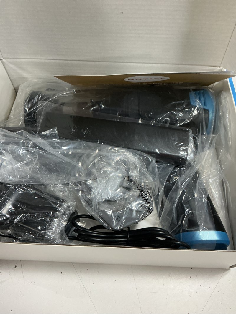 Condition photo showing New/Like New for kmm handheld car vacuum cleaner, 16000pa air duster & vacuum cleaner, 120w high power hand held vacuum cordless, portable vacuum rechargeable with multi-nozzles & led light for car, home, pet, office blue & black