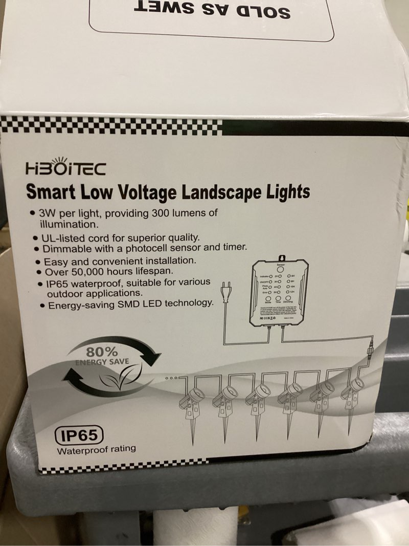 hiboitec low voltage landscape lighting with transformer photocell sensor and timer spotlights kit 6