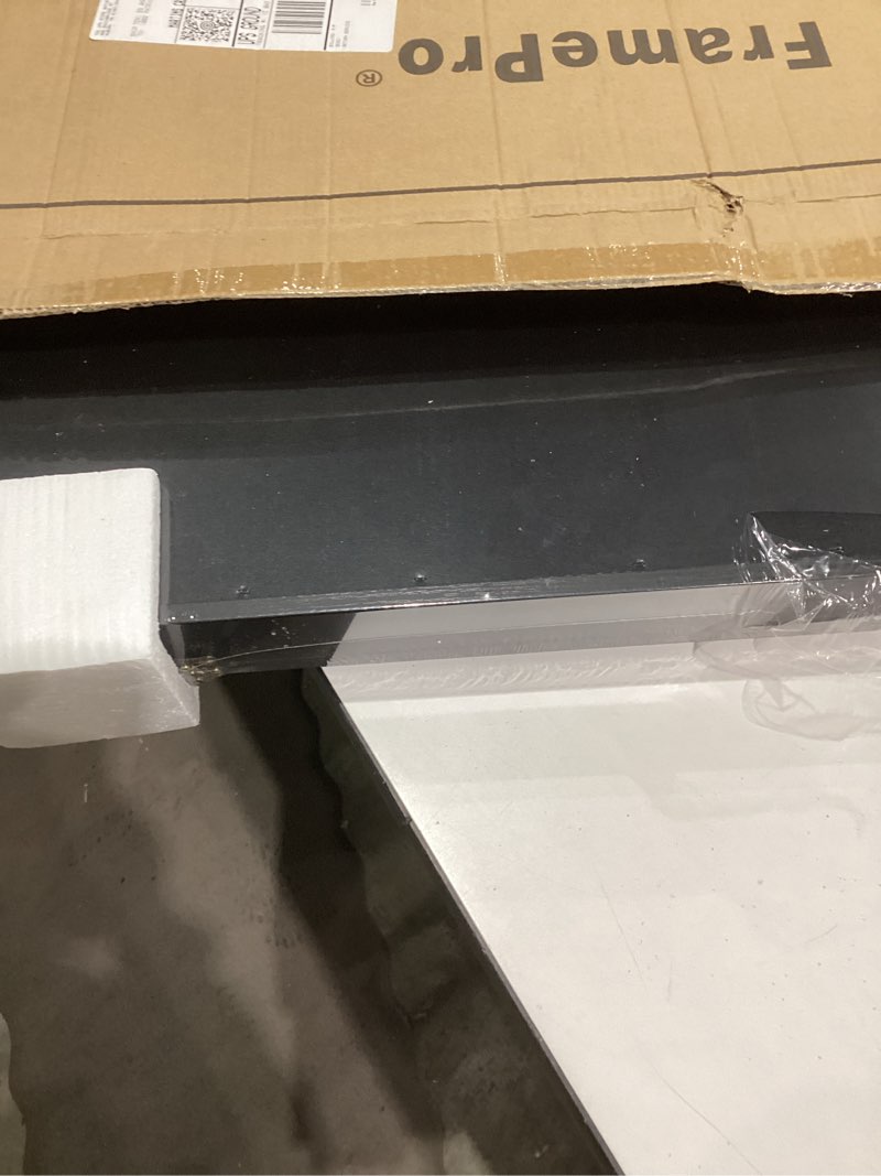 Condition photo showing New/Like New for GraduatePro Graduation Shadow Box Frame 18x24 Display Case with Linen Back, Plexiglass Window Door with Hinge, Picture Frame Wedding Bouquet Memorabilia Medals Photos Memory Box for Keepsakes Black Rustic Black 18"x24" (45.7x61.0 cm)