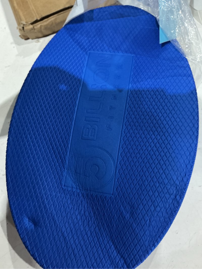 Condition photo showing Good Condition for foam balance pad,5billion stability pad for physical therapy,non-slip exercise balance pad for balance workouts,yoga knee pad for gym fitness stretching pilate blue-oval