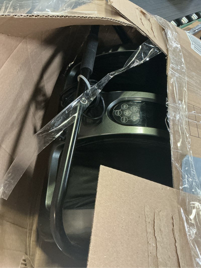 Condition photo showing As Is for TISSCARE Shiatsu Foot Massager with Heat, FSA Eligible HSA Foot Massager for Plantar Fasciitis, Neuropathy, Circulation and Pain Relief, Massage Feet at Home/Office, Gift for Men and Women 2026 New Upgraded,gray