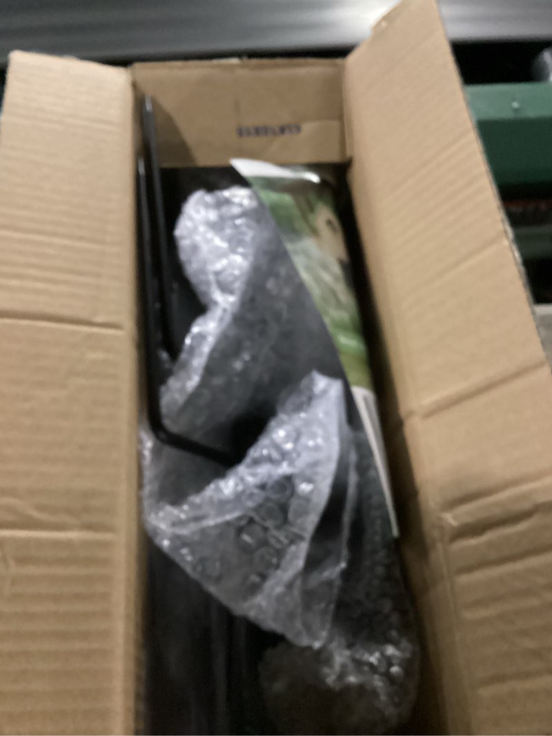 Condition photo showing item condition for Bird Feeder Pole,75" Outdoor Bird House Pole Kit Stand with 5-Pronged Base, Adjustable Height & Universal Mount for Easy Setup, 2 Installation Methods, Matte Black Finish (Without Feeder)