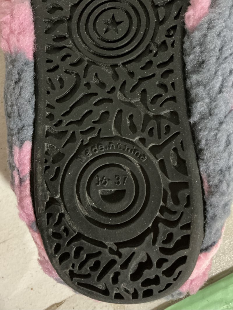 Condition photo showing Good Condition for fires womens mens slippers with rubber sole soft-lightweight house slipper socks around house shoes non slip indoor/outdoor, pflower