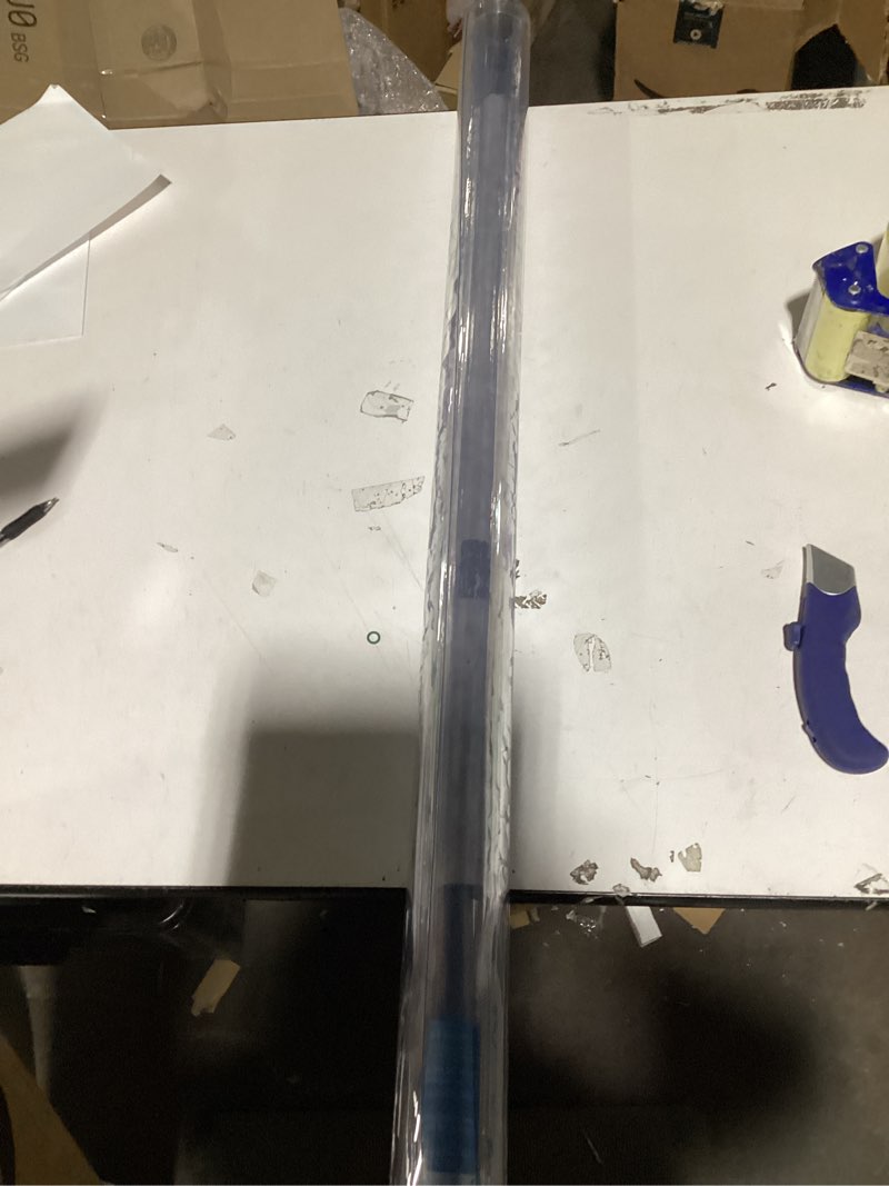 Condition photo showing New/Like New for 40x72 Inch Clear PVC Table Protector Plastic Tablecloth Dinner Table Tablelcloth Desk Pad Wipeable Wooden Furniture Coffee Living Room Table Vinyl Crystal Protection Cover Mat Waterproof Rectangular Clear Rectangle 40" x 72"