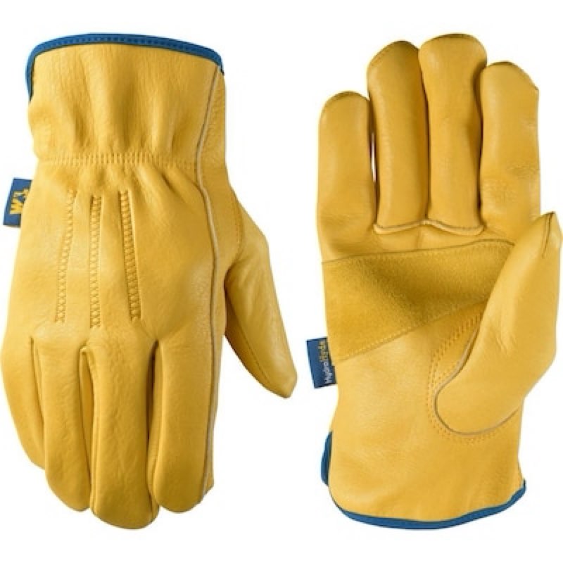 Wells Lamont X-large Yellow Leather Utility Gloves 1 -Pairs Item #914714 | Model #1168XL-L01