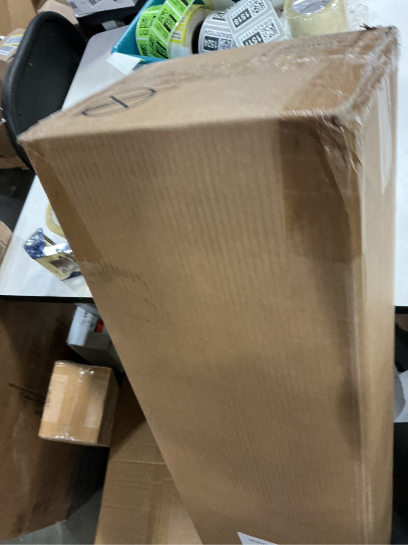 Condition photo showing New/Like New for FUNDANGO 10x10 Pop Up Canopy Tent, Beach Canopy Tent, Outdoor Sunshade Canopy with Quick Open Frame, Extra Eave&Wheeled Carry Bag, Silver Coated top, Khaki