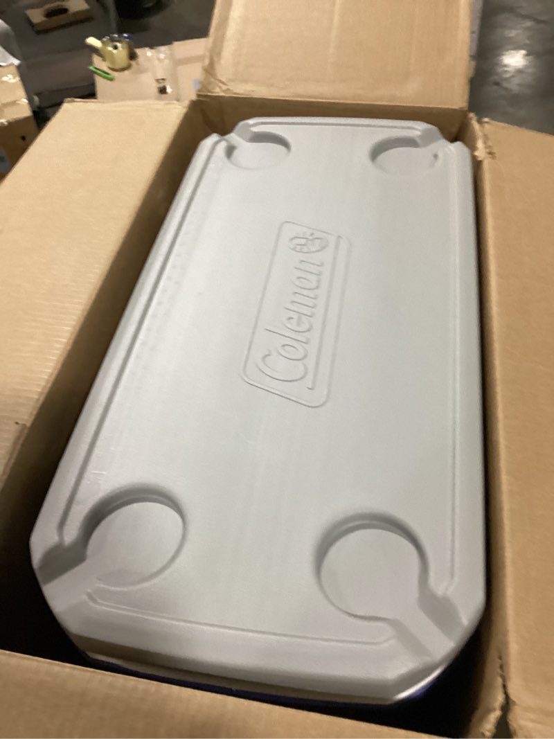 Condition photo showing Good Condition for Coleman Classic Series Insulated Portable Cooler, Leak-Resistant Outdoor Hard Cooler Keeps Ice up to 5 Days, 52/70/120/150 Quart 70qt Twilight