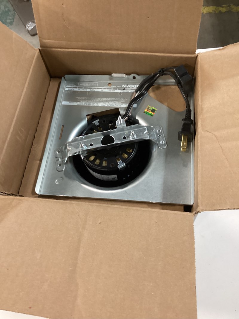 Condition photo showing As Is for broan-nutone 80 cfm, 2.5 sones assembly kit replacement bath fan motor