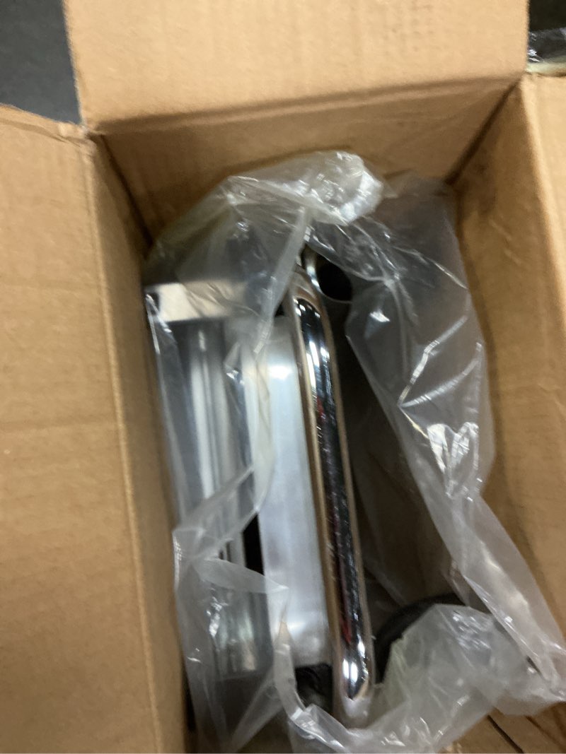 Condition photo showing New/Like New for aluminum 3-in-1 folding hand truck, 500lbs heavy duty dolly cart with 2 large 6-inch quiet rubber wheels, 2 360° swivel wheels, 2 bungee cords, portable dolly for home, office, warehouse, packages 3-in-1 500lbs aluminum alloy convertible cart