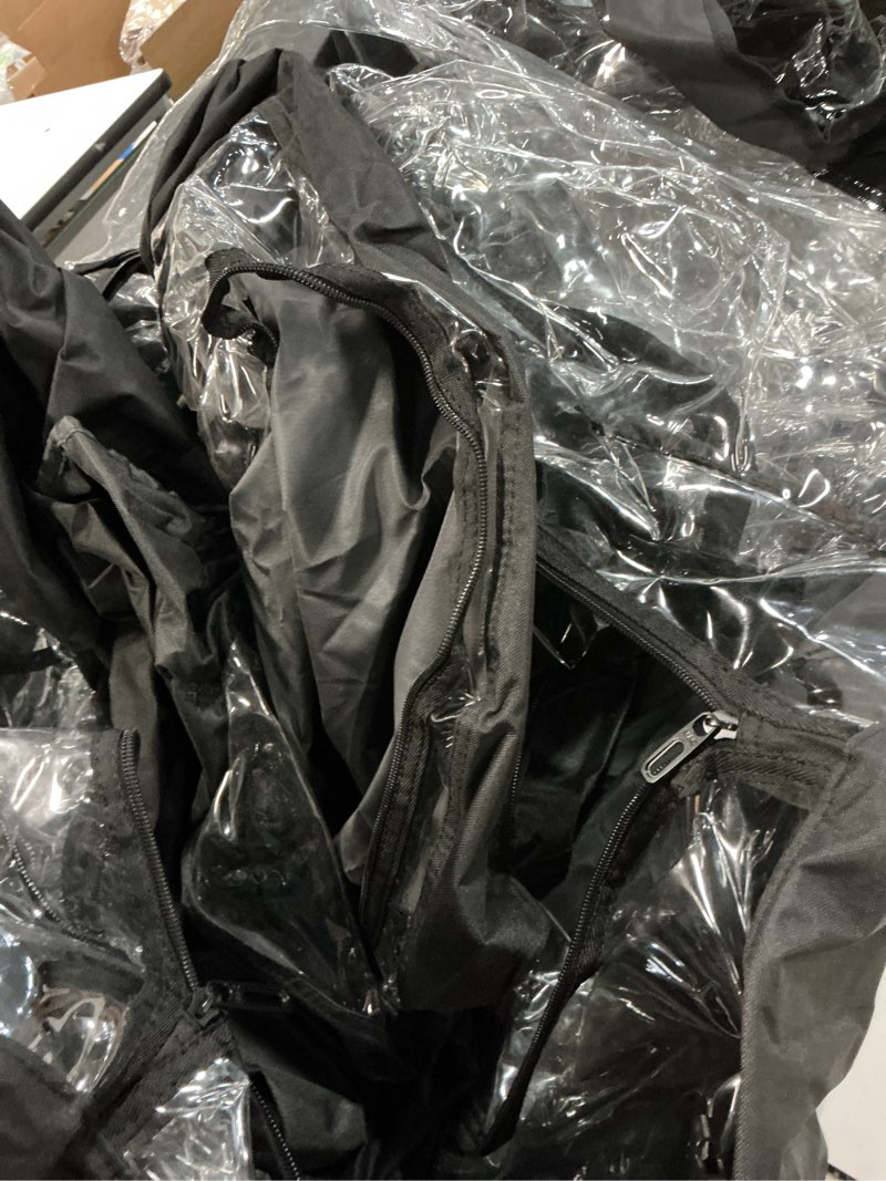 Condition photo showing As Is for rosefray golf cart enclosure,2+2 golf cart drivable enclosure rain cover short roof 58" ezgo, club car- durable door zipper - (4 seater golf cart cover) 4-sided clear windows-black