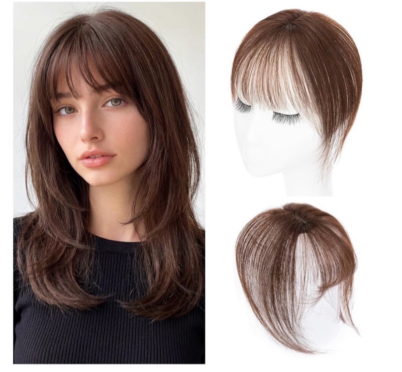 s-noilite hair toppers for women real human hair 3d 360° cover clip in 100% real human hair toppers 