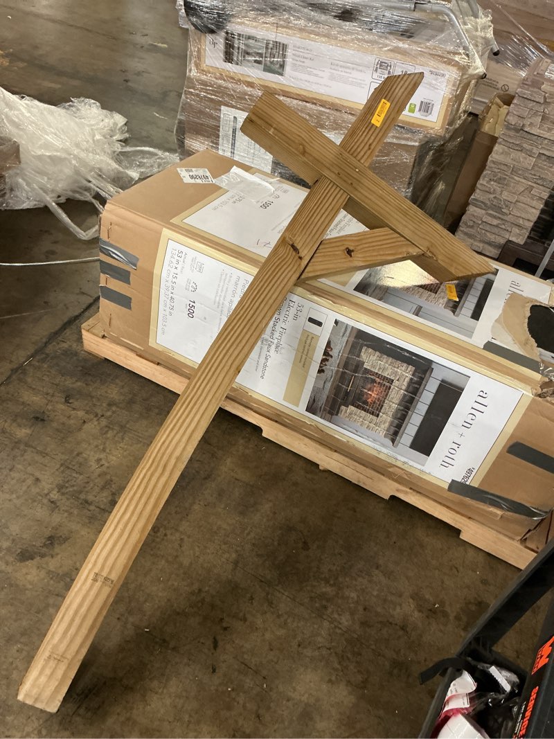 Condition photo showing Good Condition for Wooden mailbox post