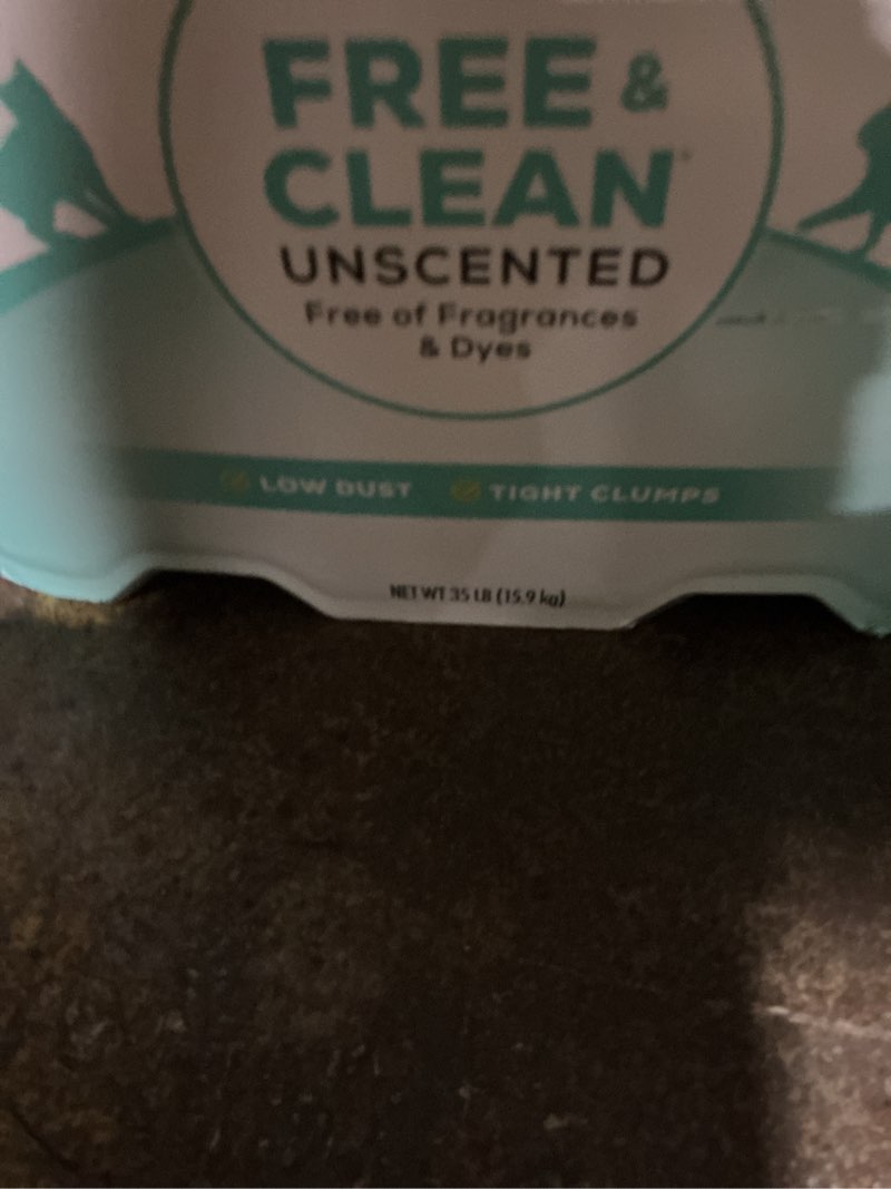 Condition photo showing Good Condition for purina tidy cats free and clean clumping cat litter, unscented, 35 lb pail