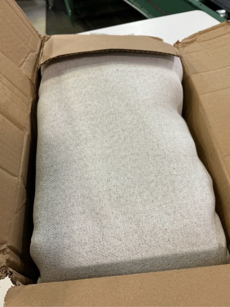 Condition photo showing Good Condition for panelsburg off white linen light blocking blackout curtains - thermal insulated for summer to keep heat out, sun block out drapes for living room bedroom windows