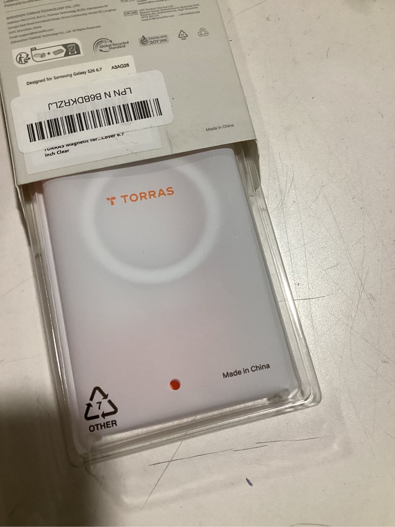 Condition photo showing Good Condition for torras magnetic shockproof for samsung galaxy s26 plus case, fit for magsafe,12ft military grade protection, anti-yellowing slim magnetic for samsung s26+ 6.7'' 5g phone case 6.7", diamond clear diamond clear for samsung galaxy s26 plus