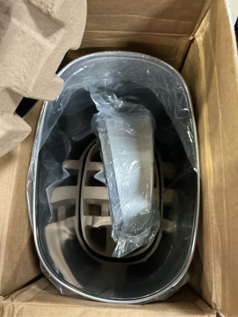 Condition photo showing item condition for NINESTARS DZT-50-9 Automatic Touchless Infrared Motion Sensor Trash Can, 13 Gal 50L, Stainless Steel Base (Oval, Silver/Black Lid)