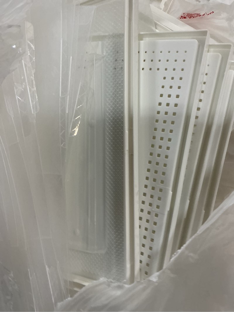 Condition photo showing As Is for SEE SPRING X-Large Shoe Storage Box Fit Size 11, Clear Plastic Stackable Shoe Organizer for Closet, Space Saving Foldable Shoe Rack Sneaker Container Bin Holder, 12 Pack Clear X-Large Fit Size 11 Clear