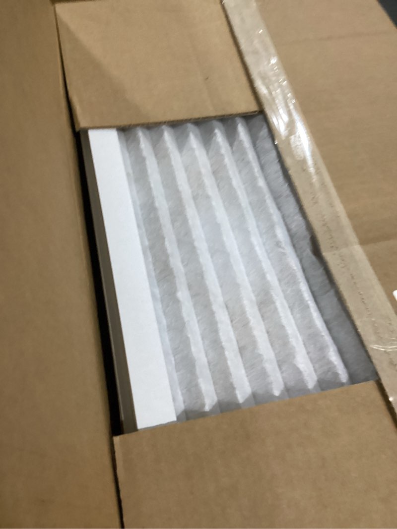 Condition photo showing As Is for Amazon Basics Merv 5 AC Furnace Air Filter 14x25x1 inches, Pack of 6 (Actual size: 13.75" x 24.75" x 0.75") 14x25x1 Merv 5