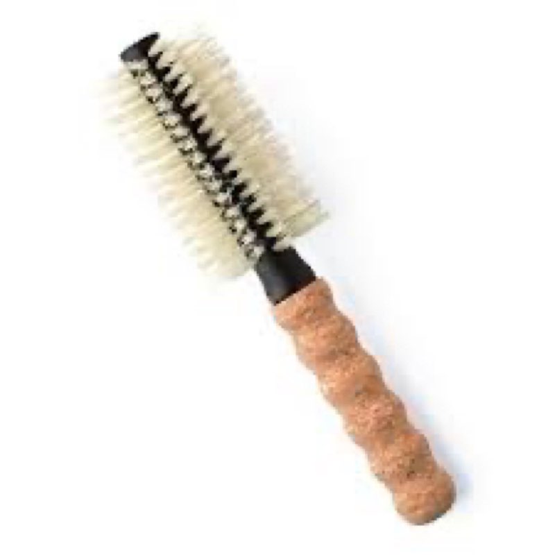 TRENFI Professional Boar Bristle Round Brush (2.75 Inch) for Blowouts | Achieve Unmatched Volume & L
