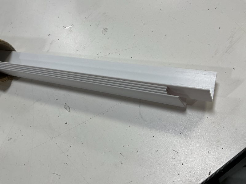 Condition photo showing Good Condition for Sasylvia 5 Pcs Wall Corner Protector Guards, Vinyl 1-1/8 x 48 Inches Corner Trim Molding, Avoid Scratching Scuffs, Ease Install and Cleaning for Door Countertop Furniture Cabinet Protection, White 1-1/8 x 1-1/8 x 48 Inches White 5