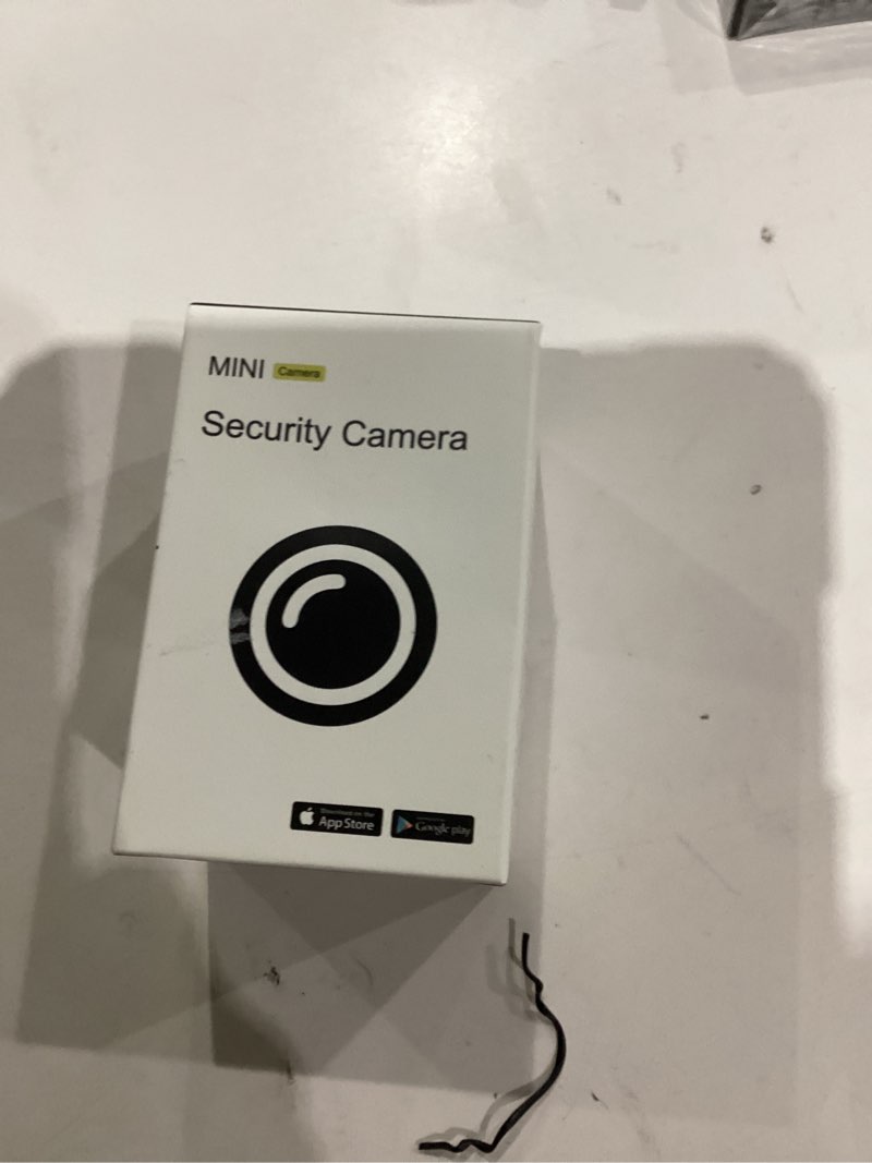 Condition photo showing As Is for Lultrloyra Hidden Camera, Full HD Mini Camera Wireless with 180-Degree Wide Angle, Mini Security Monitor for Nanny, Pet, Baby Monitor & Home Security, Motion Detection,Night Vision and Instant Alerts Black