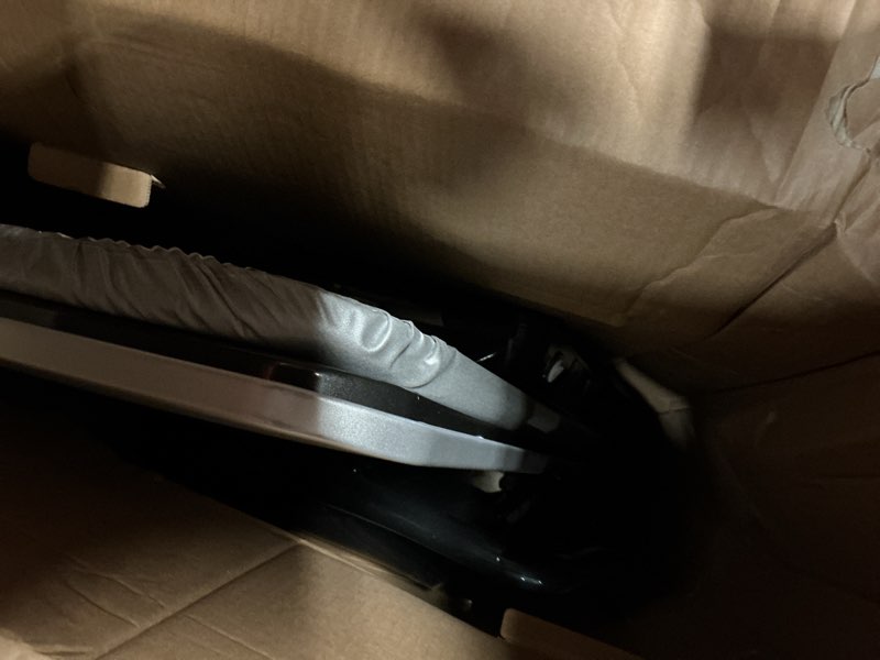 Condition photo showing As Is for 42" large steam iron press with led touch screen, 1800w steam press with 5 fabric settings language conversion and voice prompts, iron press with spray bottle and press pad for home business 42" steampress