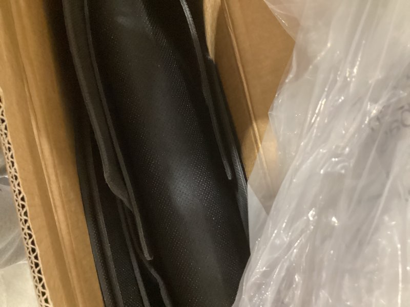 Condition photo showing As Is for floor mats set for 2021-2025 2026 toyota sienna (only for 8 seats), all weather tpe backrest mat trunk lower well mat cargo liner door sill guards accessories (8 seats full mats set) 8 seats full mats set for full coverage