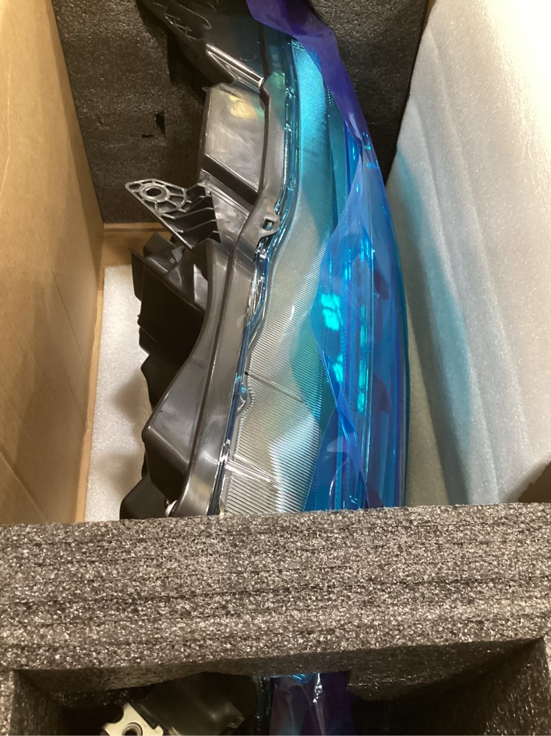 Condition photo showing As Is for driver side halogen headlight w/drl compatible with 2016-2020 pilot ex/ex-l/touring 2017-2020 ridgeline headlamp 33150tg7a12 ho2502167 (left)