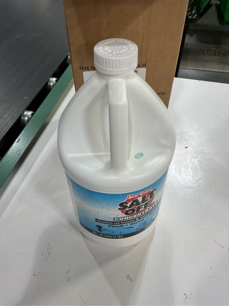 Condition photo showing New/Like New for star brite salt off concentrate - ultimate salt remover wash & marine engine flush for boats, vehicles, trailers, and more - 128 oz gallon (093900n) 1 gallon concentrate 128 fl oz (pack of 1)