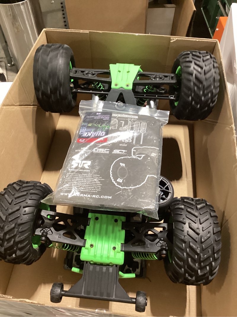 Condition photo showing Good Condition for ARRMA RC Truck 1/10 Quake 223S 2WD RTR (Battery and Charger Not Included) Brushless Monster Truck, Red, ARA3537T1