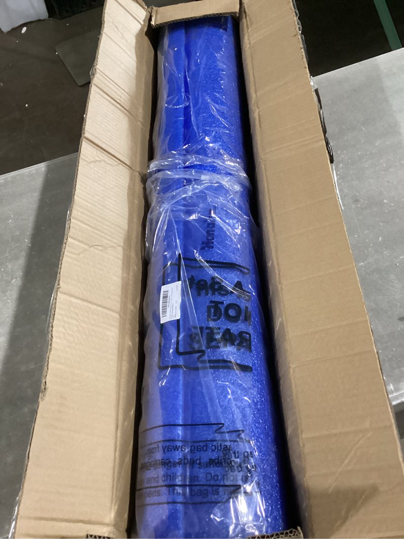 Condition photo showing Good Condition for Hanaive 2 Pcs 40 Inch x 4. 1 Inch Jumbo Pool Noodles Bulk Large Swimming Foam Noodles for Floating Craft Projects Pre Slit Clamp Foam Protection Padding Bumper(Blue)