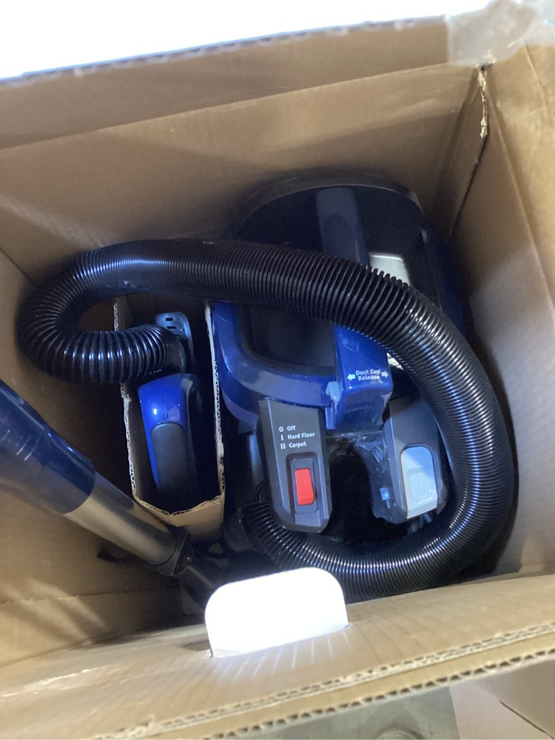 Condition photo showing Good Condition for shark nv151 navigator swivel pro complete upright vacuum with hepa filtration, swivel steering, pet power brush, crevice tool & upholstery tool, for pet hair & multi-surface cleaning, navy