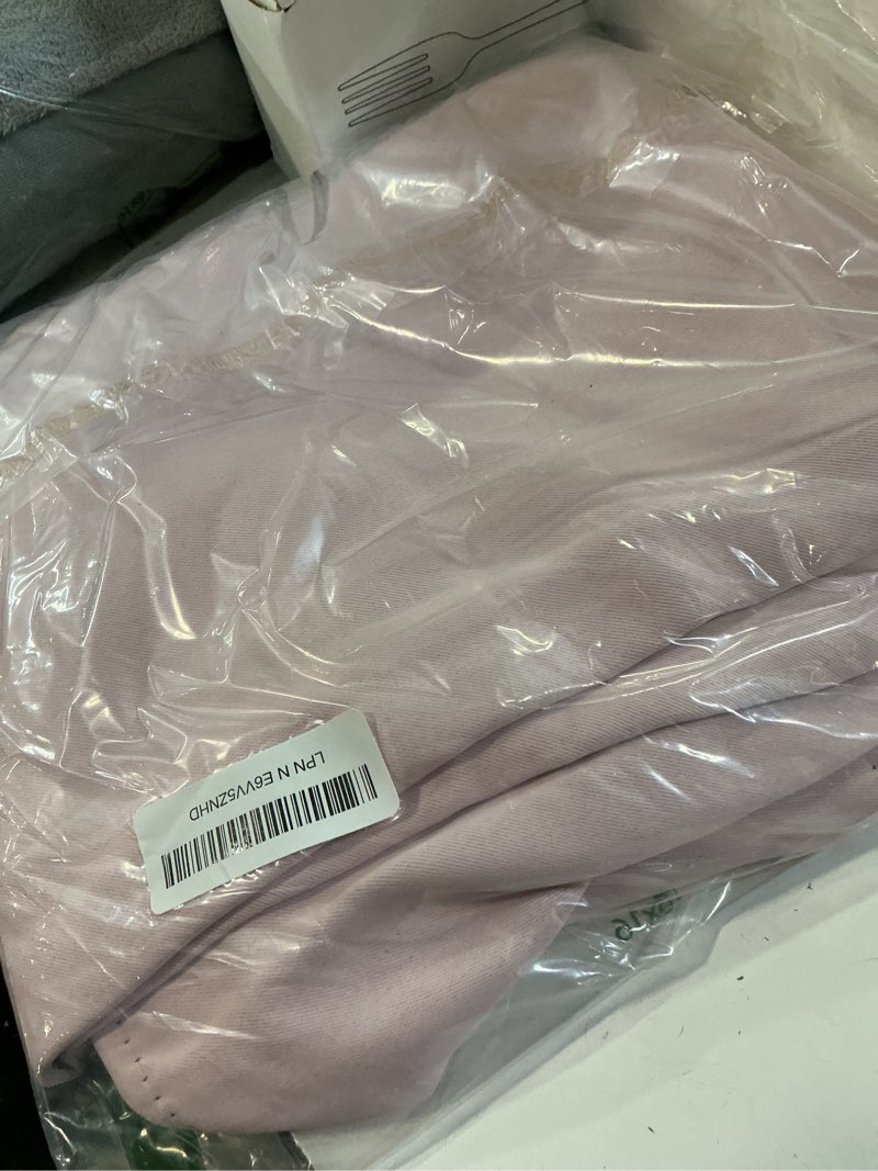 Condition photo showing Good Condition for nicetown blackout curtains & drapes for bedroom, baby pink, w34 x l40, set of 2, triple weave grommet top thermal insulated light blocking panels for bathroom/living room baby pink 34\"w x 40\"l (pack of 2)