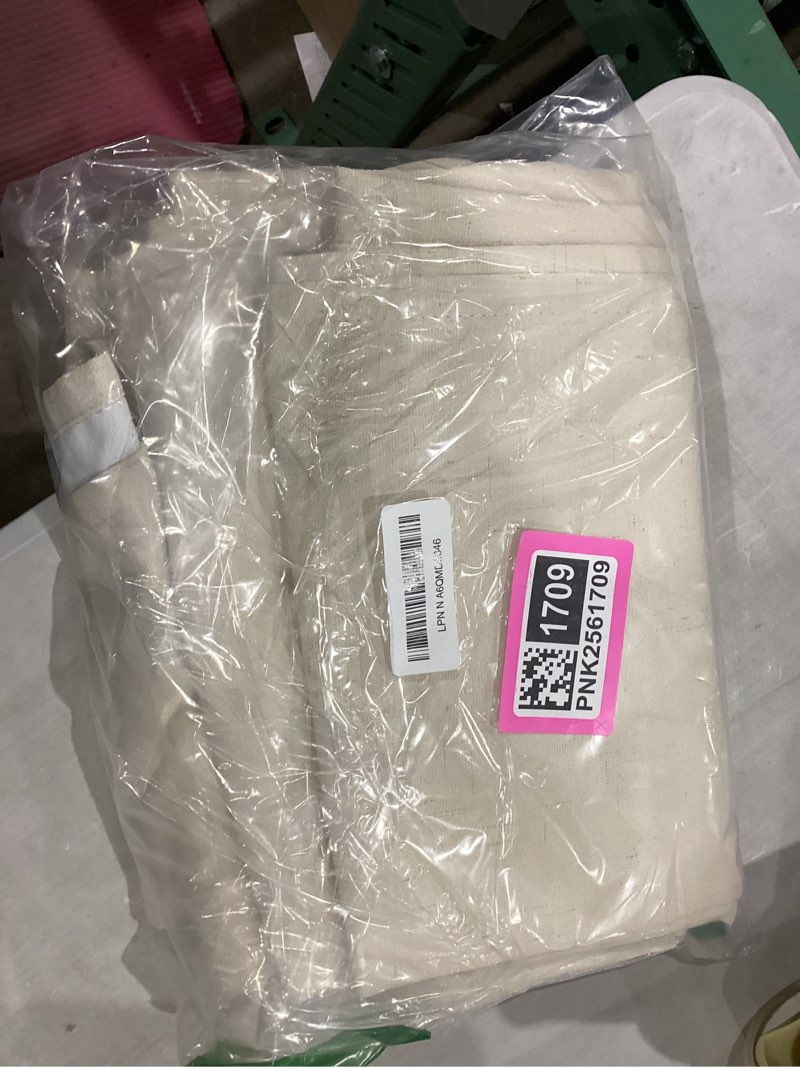 Condition photo showing Good Condition for H.VERSAILTEX 100% Blackout Curtains for Bedroom Thermal Insulated Linen Textured Curtains Heat and Full Light Blocking Drapes Living Room Curtains 2 Panel Sets, Bleached Sand, 42x63 Inch Bleached Sand 42"W x 63"L (Pack of 2)