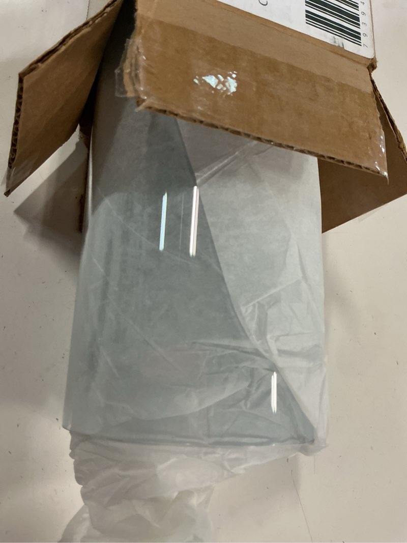 Condition photo showing New/Like New for clear table protector, usa made, safe, 17 x 22 inch, 2mm thick ultra smooth vinyl, clear table mat for bedroom dresser, table cover protector for tv stand 22" x 17" 2mm rectangle crystal