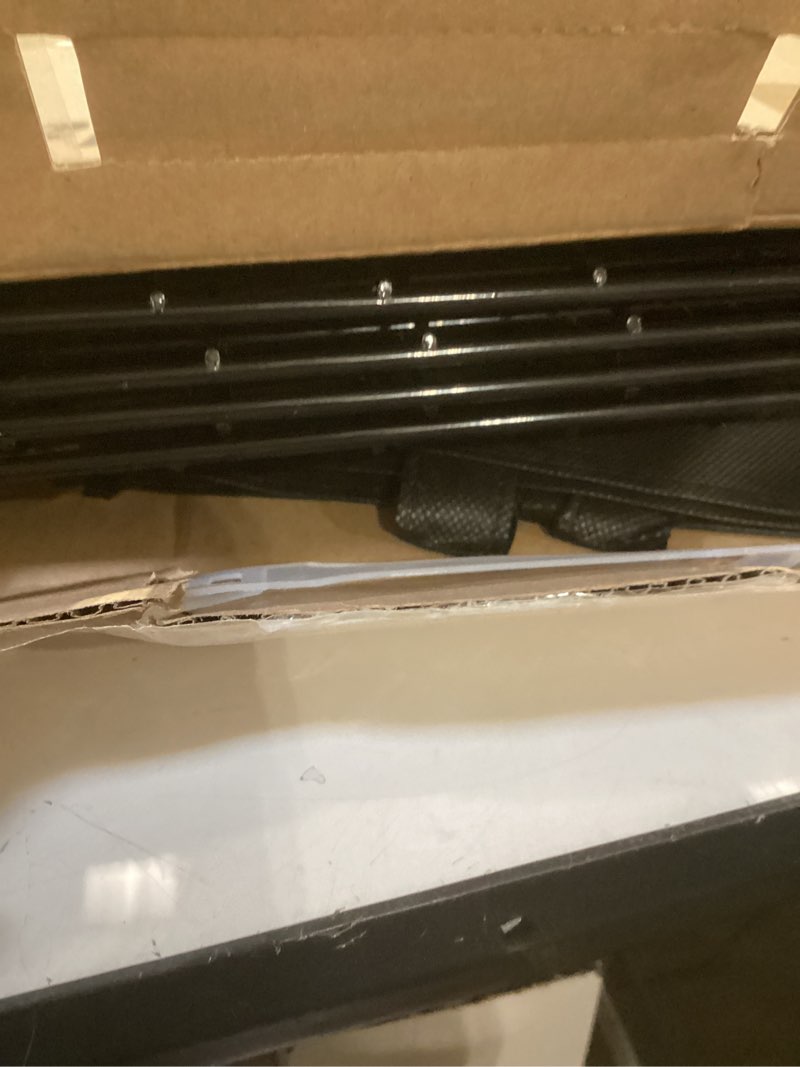 Condition photo showing Good Condition for dog car barrier for suv trunk cargo area, foldable & adjustable car divider and cargo gate to keep dogs in back (patent design)