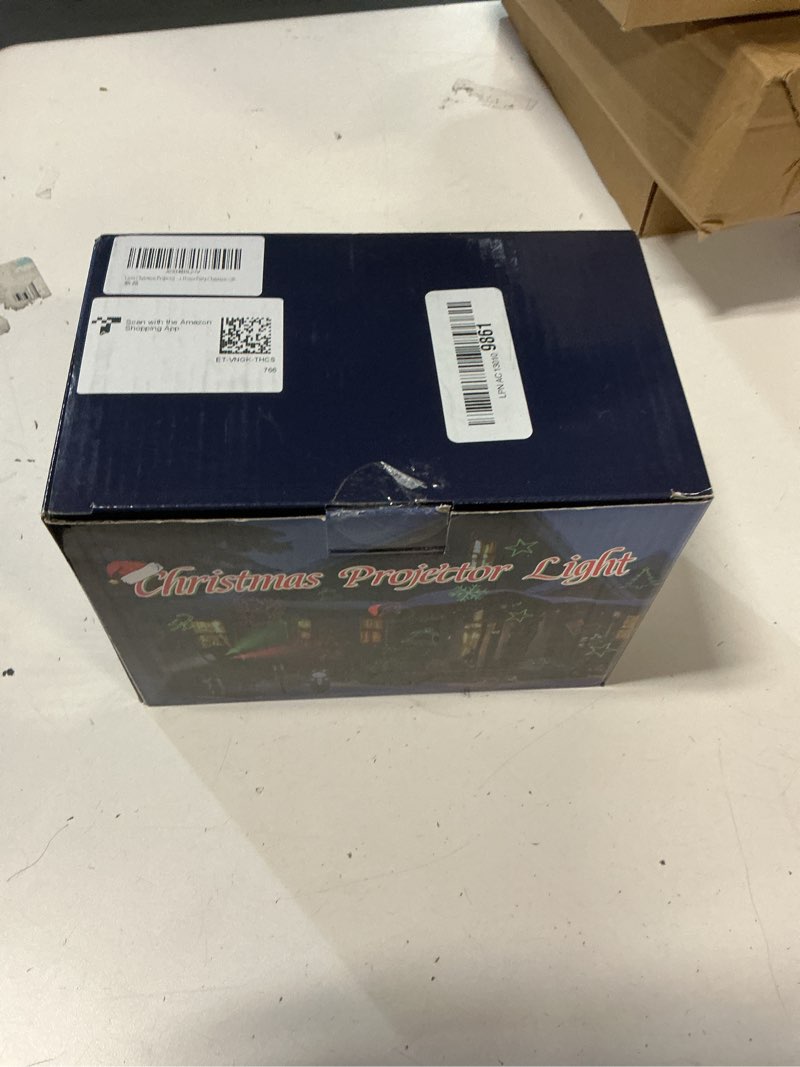 Condition photo showing New/Like New for Laser Christmas Projector Lights Outdoor, Waterproof with Remote, Multiple Classic Christmas Patterns for Garden Outdoor, Indoor Home Party Christmas Décor Christmas Gift Red and Green