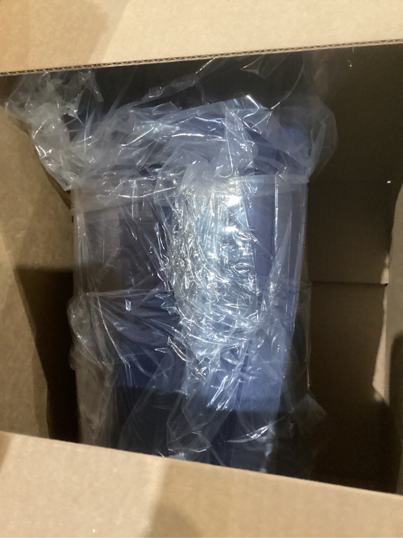 Condition photo showing Good Condition for OLANLY Memory Foam Long Bathroom Rugs Runner 59x20, Super Soft Absorbent Bath Mat, Quick Dry, Machine Washable Shower Floor Rugs, Bathmat Carpet, Bathroom Home Decor Accessories, Navy Blue Navy Blue Striped Rectangular 59" x 20"