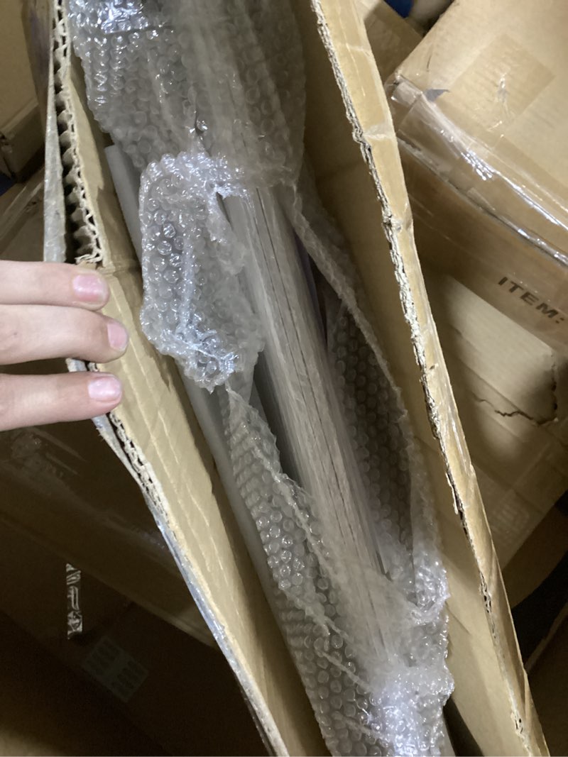 Condition photo showing Good Condition for Clear Acrylic Record Player Stand with Vinyl Storage, 31.5" L x 11.8" W x 30.7" H, 3 Tier Oval Side Turntable Table with Large Album Shelf, Modern End Table Bookshelf for Living Room, Bedroom